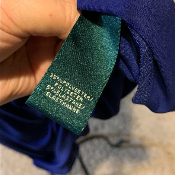 Ralph Lauren Deep Blueberry Jersey Dress - Picture 6 of 8